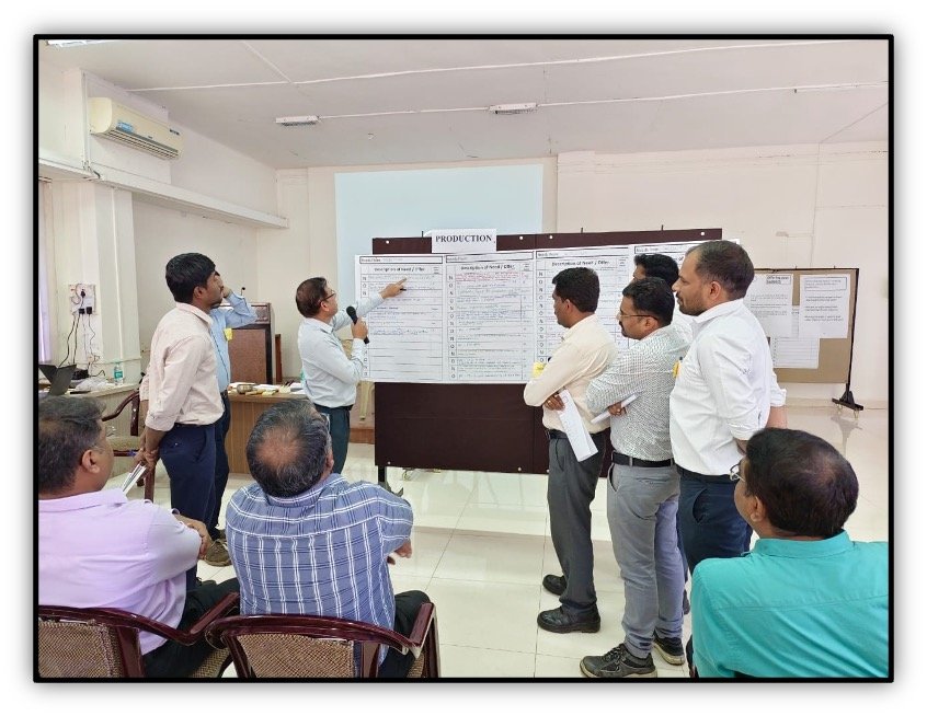 Department team presenting its needs and offers board