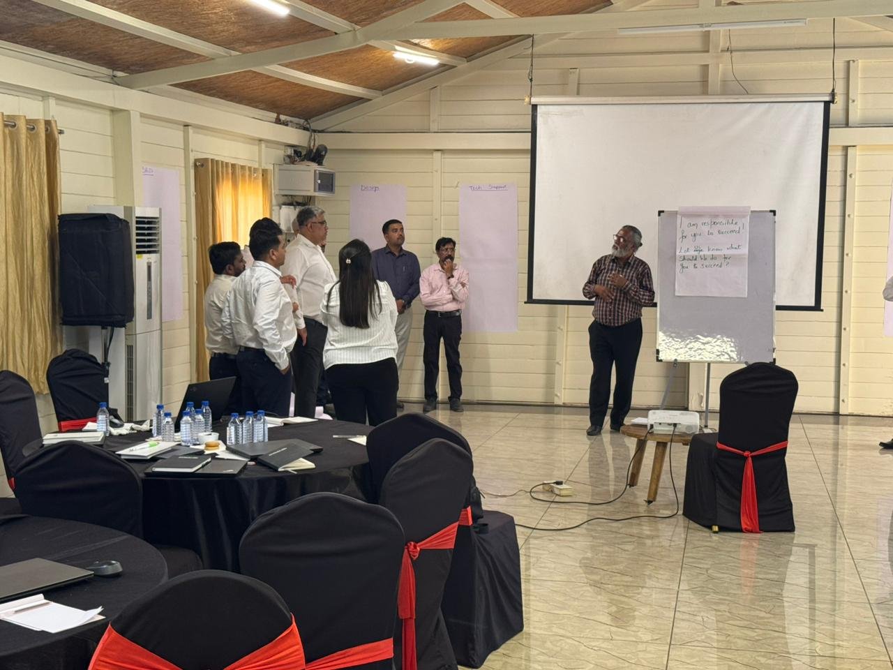 Leadership team in a planning meeting